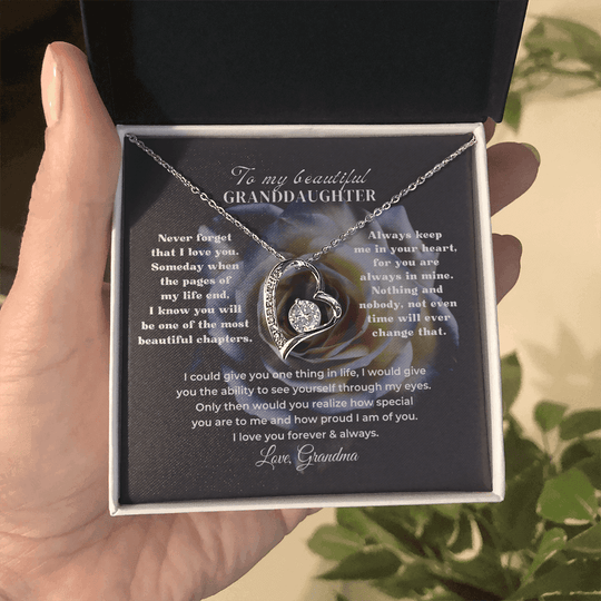 To My Beautiful Granddaughter - Forever Love Gift Set - SS596 Jewelry ShineOn Fulfillment