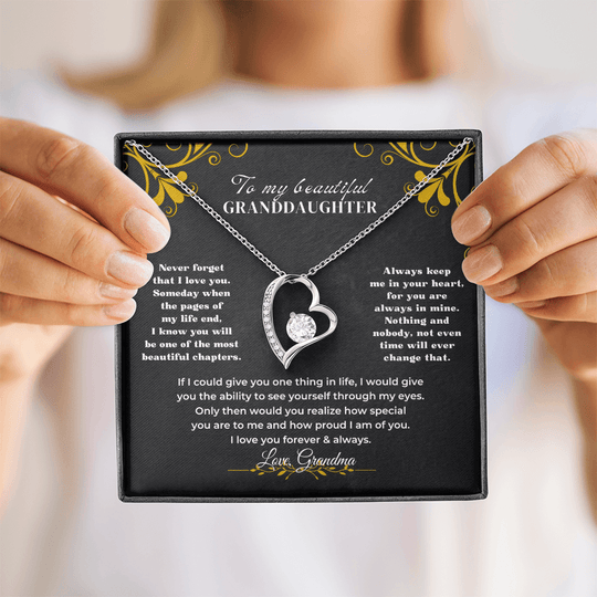To My Beautiful Granddaughter - Forever Love Gift Set - SS59V3 Jewelry ShineOn Fulfillment