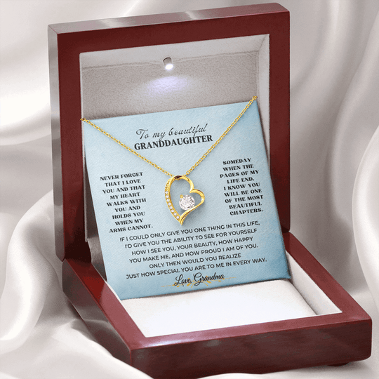 To My Beautiful Granddaughter - Forever Love Gift Set - SV1596 Jewelry ShineOn Fulfillment