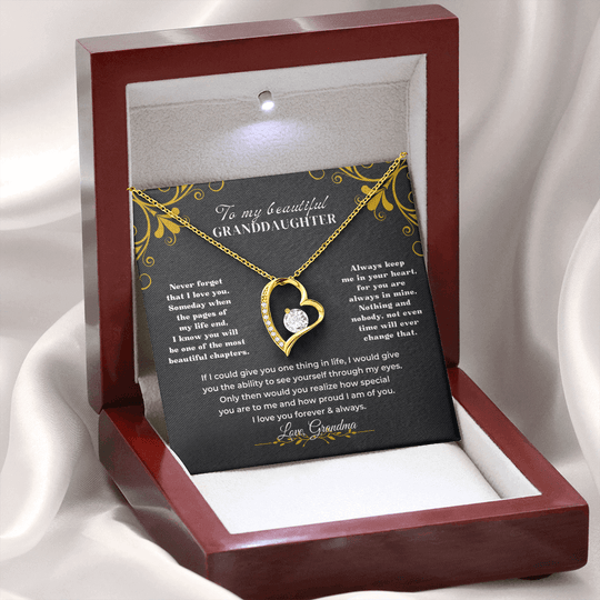 To My Beautiful Granddaughter - Forever Love Gift Set - SS59V3 Jewelry ShineOn Fulfillment