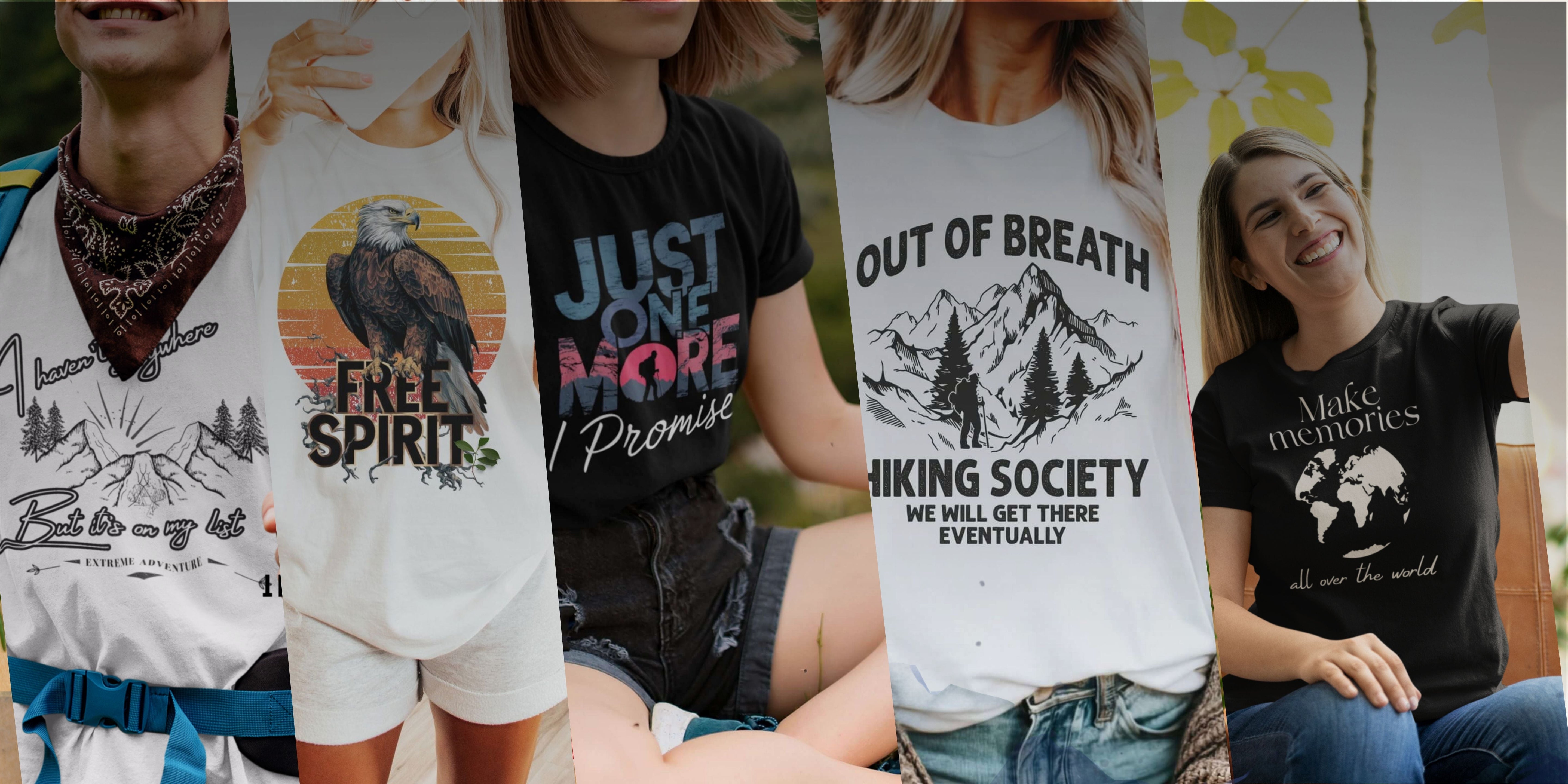 Explore Outdoor T-shirts - Imagin Vibes - 
