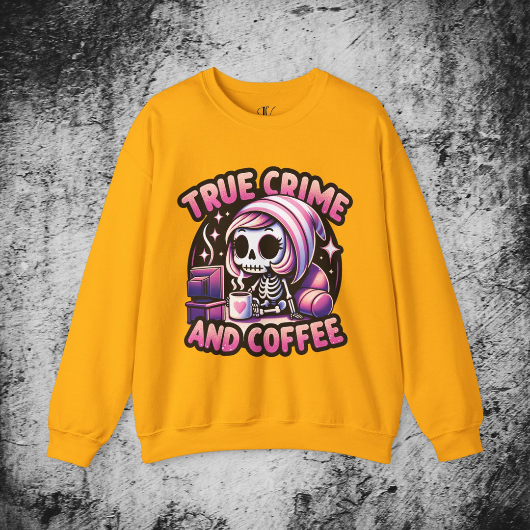 True Crime and Coffee: Skeleton Sweatshirt