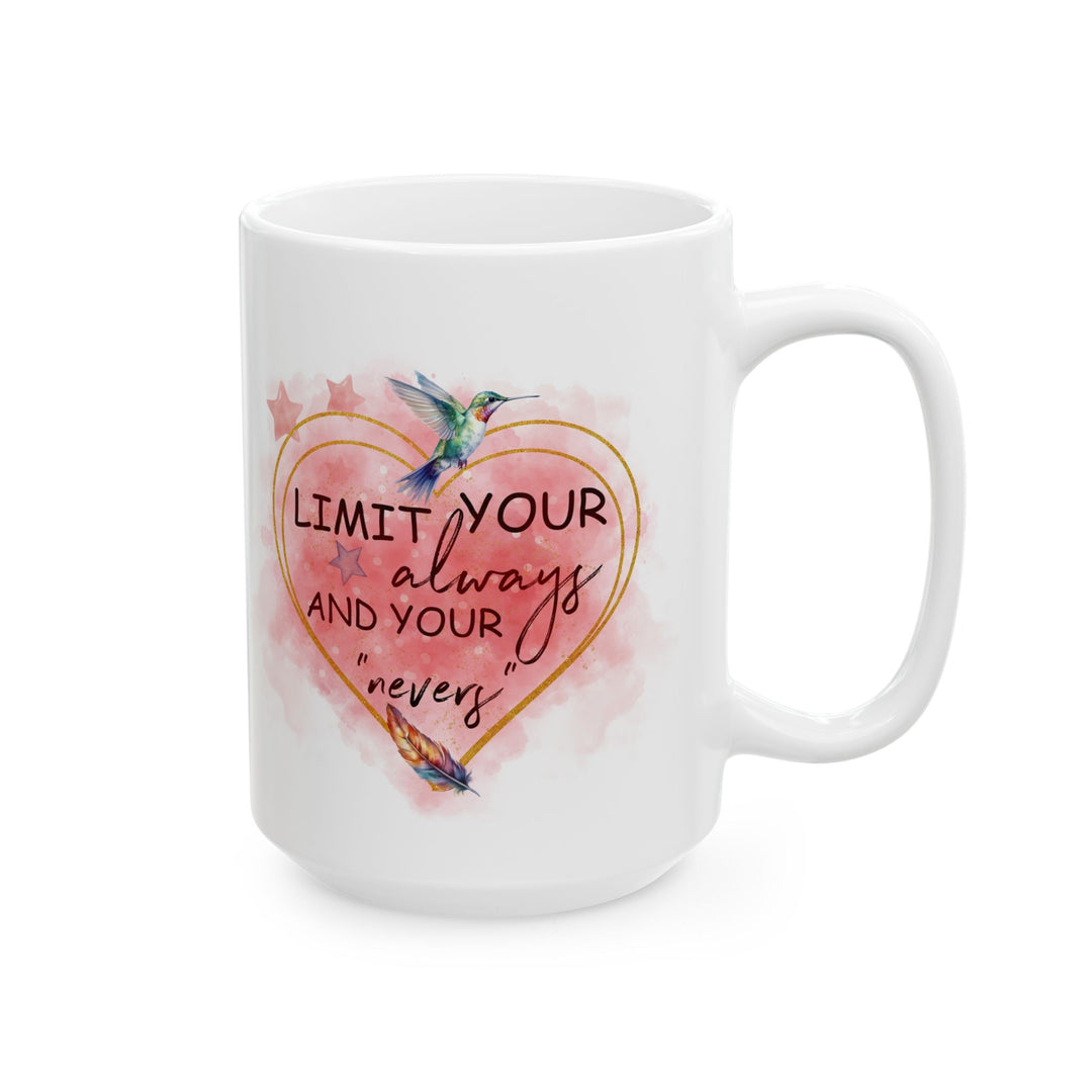 Motivational Watercolor Ceramic Mug Mug Printify