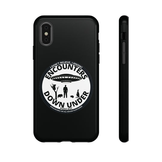 Encounters Down Under Podcast Tough Cases - Protect Your Tech with Podcast Swag Phone Case iPhone XS Glossy 