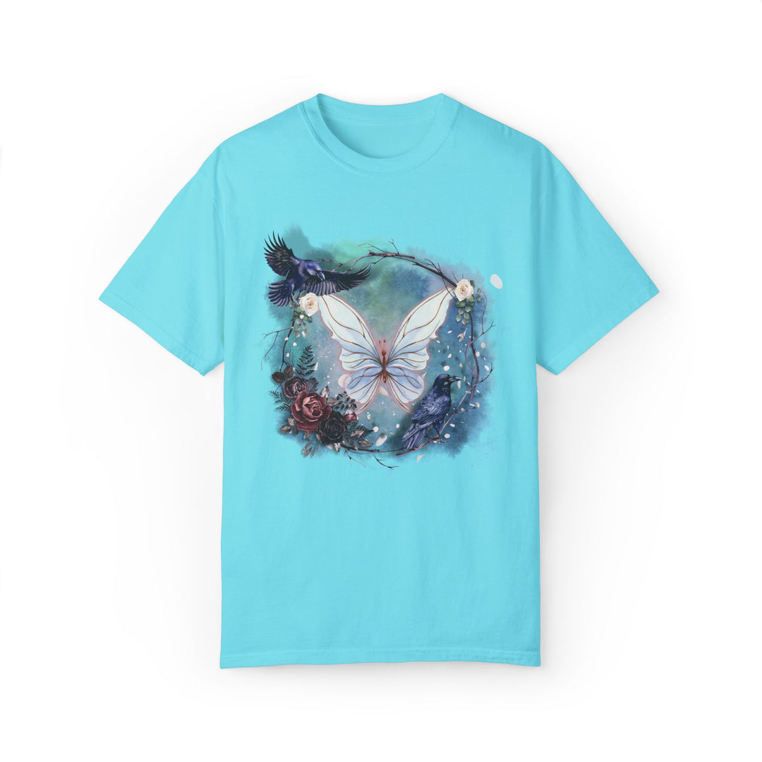 Butterfly Dreamy T-shirt T-Shirt Printify Lagoon Blue S