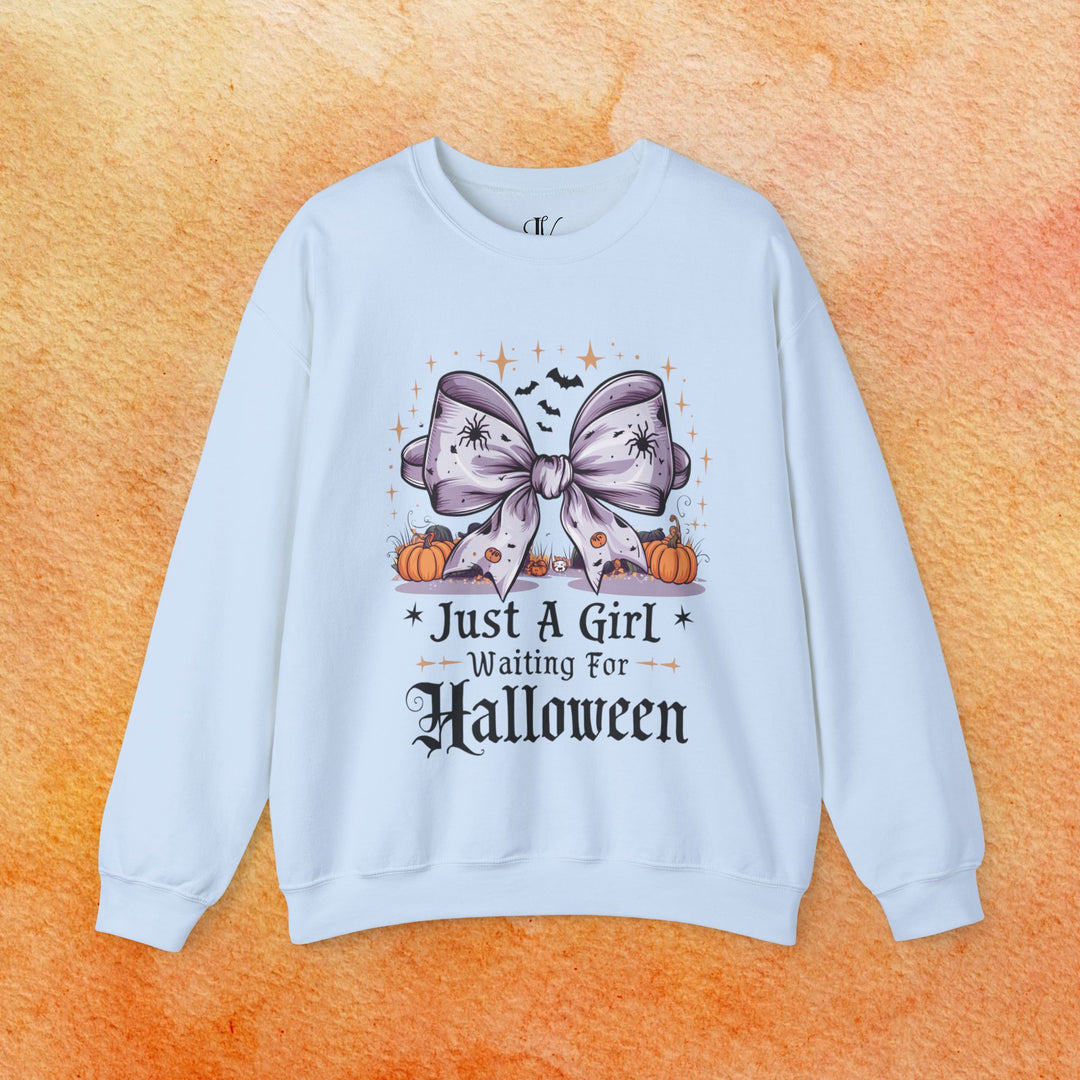 Just A Girl Waiting For Halloween Sweatshirt