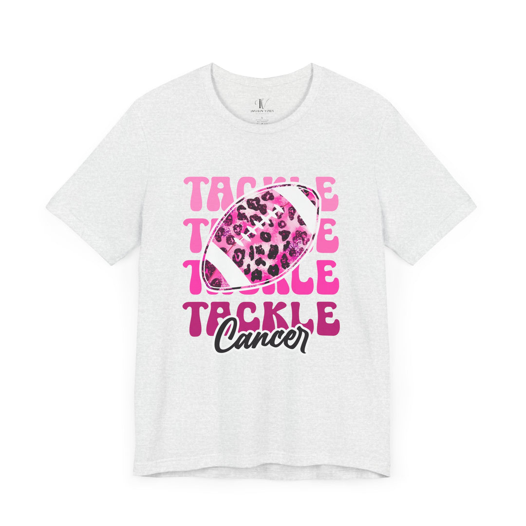 Tackle Breast Cancer Football T-Shirt