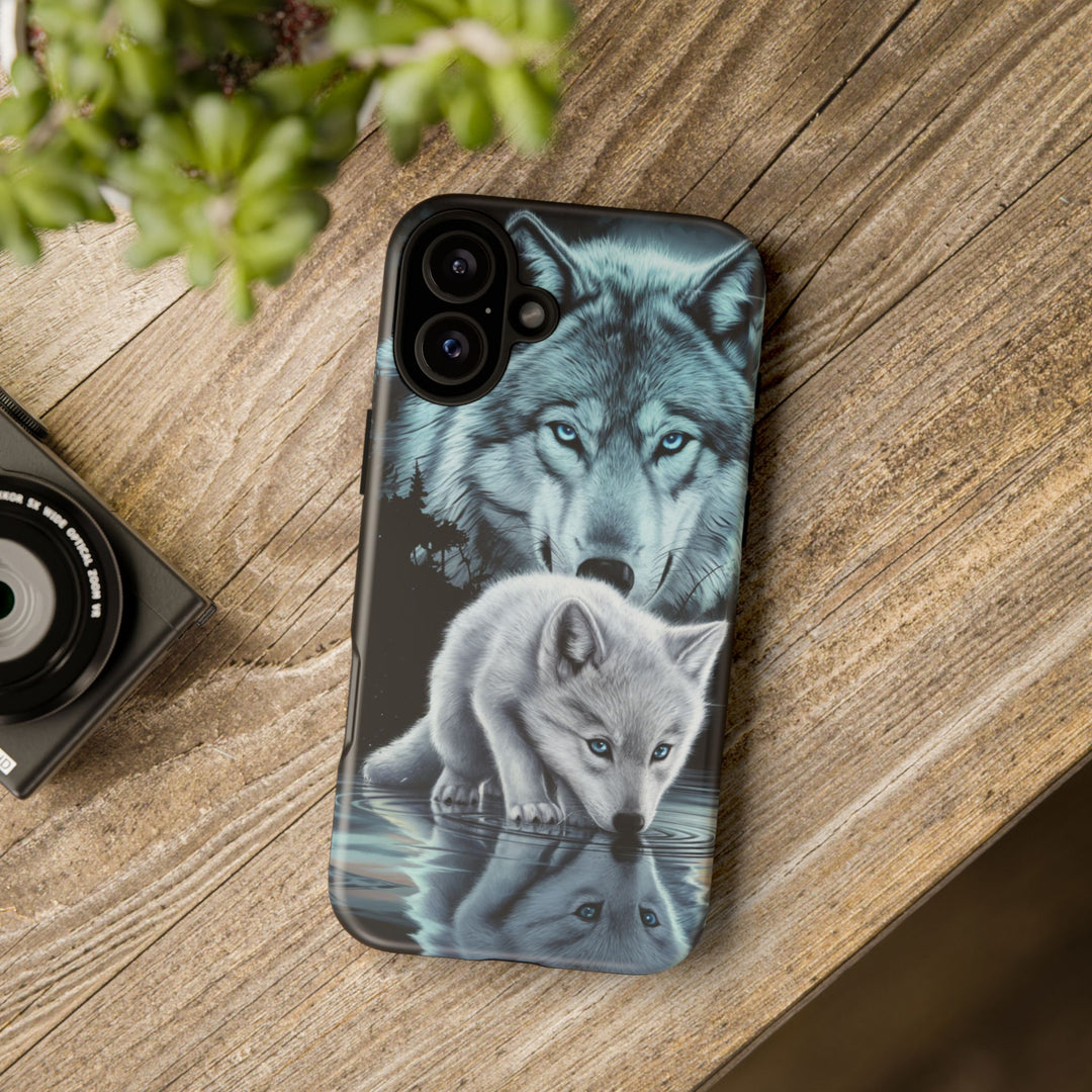 Wolf Tough Cases - Mystical Starry Night Dark Academia Phone Case Printify iPhone 16 Plus Matte