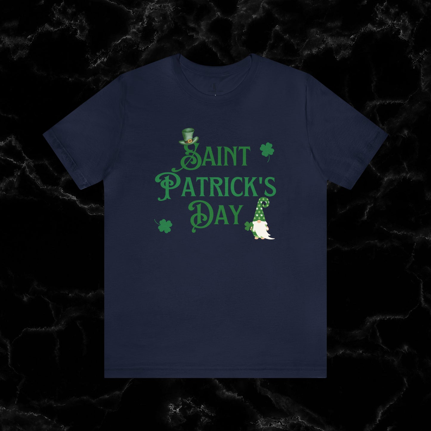 Saint Patrick's Day Shirt - St. Paddy's Day Lucky Irish Shamrock Leaf Clover Flag Beer T-Shirt T-Shirt Navy XS 