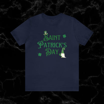 Saint Patrick's Day Shirt - St. Paddy's Day Lucky Irish Shamrock Leaf Clover Flag Beer T-Shirt T-Shirt Navy XS 