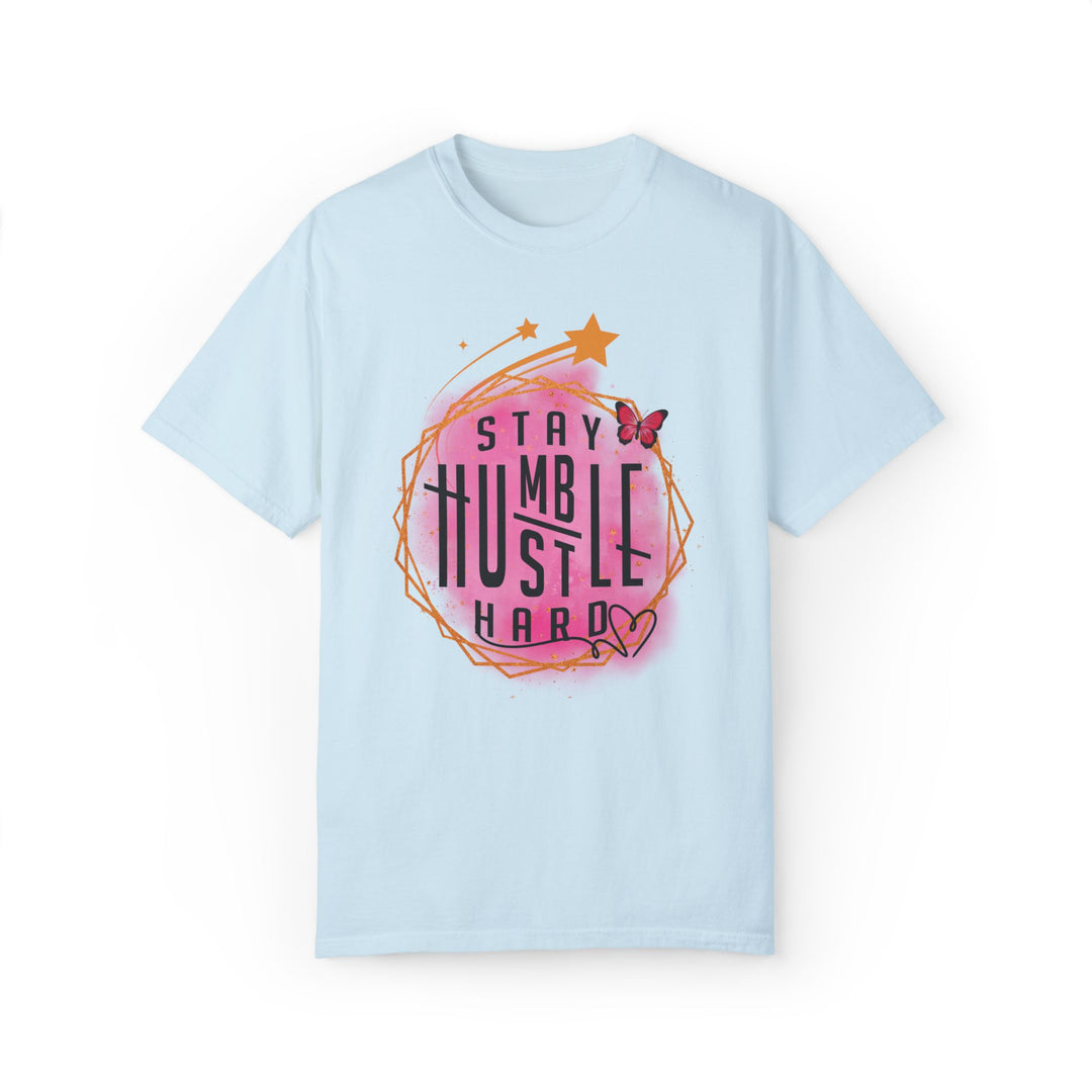 Motivational Butterfly T-shirt T-Shirt Printify Chambray S