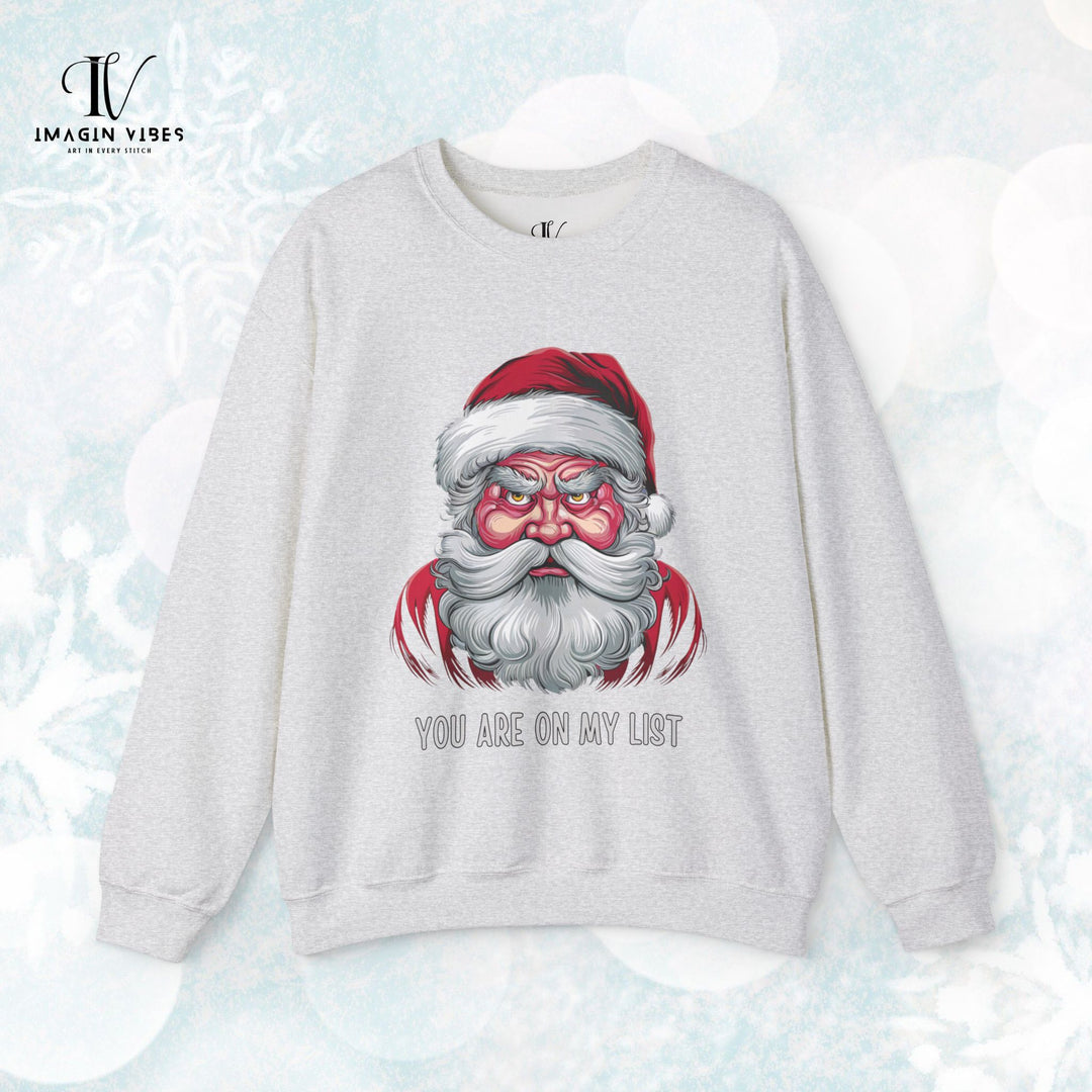 Angry Santa Christmas Sweatshirt