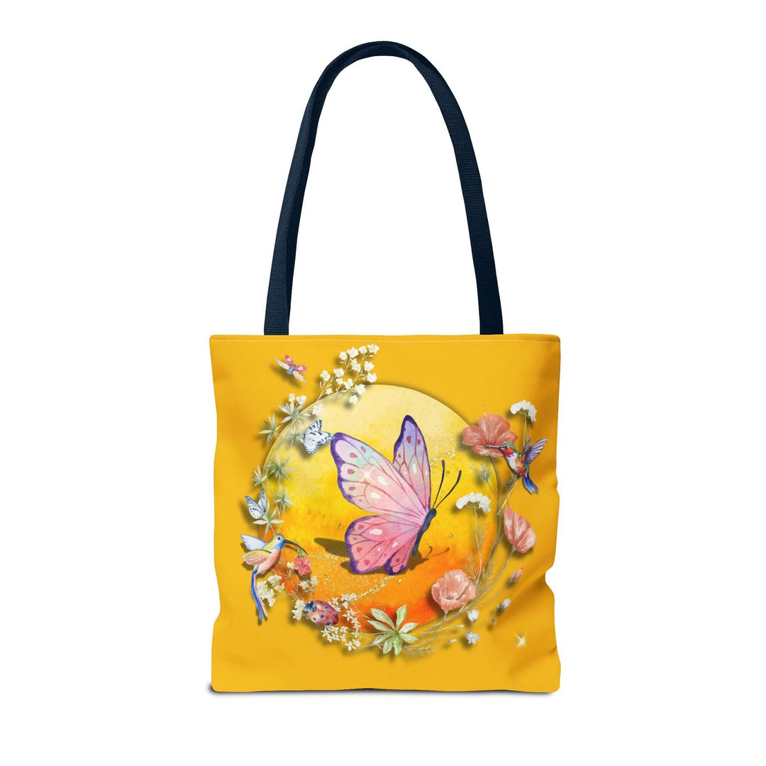 Watercolor Butterfly Tote Bag Bags Printify