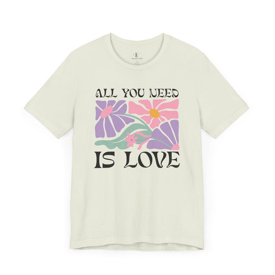 All You Need Is Love: Boho Vibes T-Shirt T-Shirt Printify Citron XS