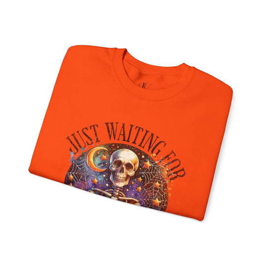 Just Waiting For Halloween Crewneck Sweatshirt