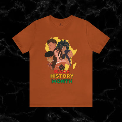 Trendy Black History Month Shirts - Celebrating African American Pride and Heritage T-Shirt Autumn XS 