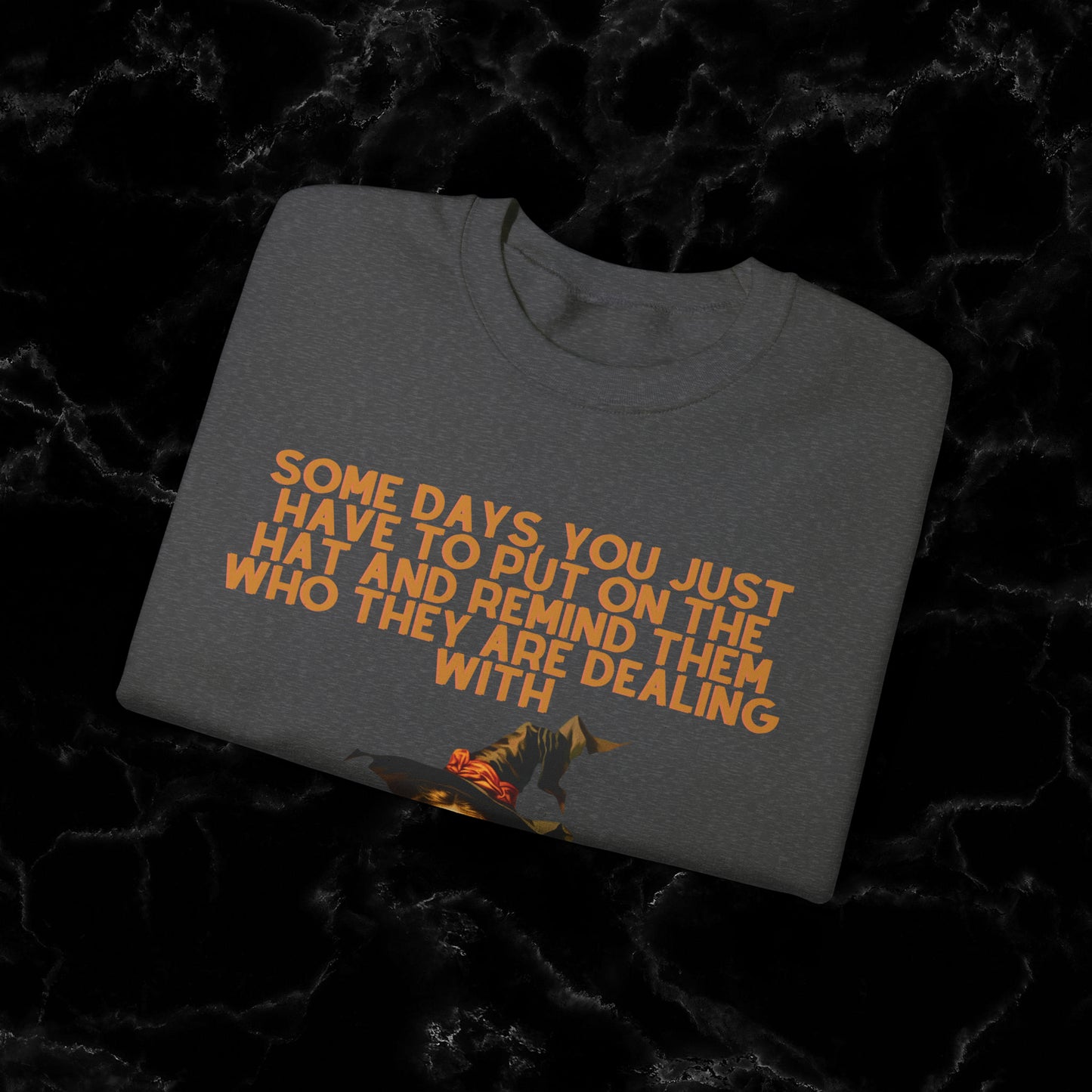 Witchy Vibes with Witch Quote Halloween Sweatshirt - Perfect for Her Sweatshirt   