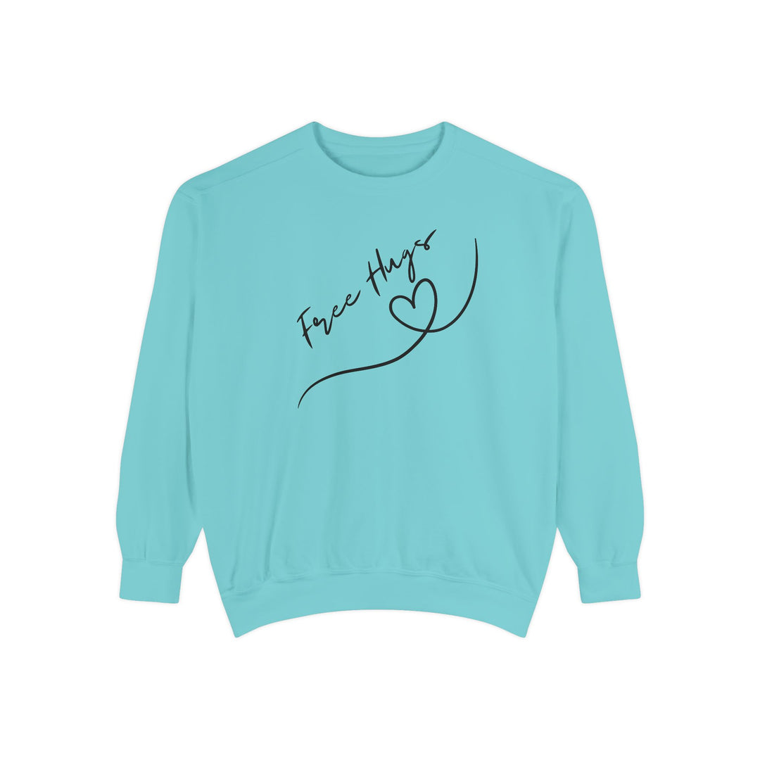 Free Hugs Sweatshirt Sweatshirt Printify Chalky Mint S