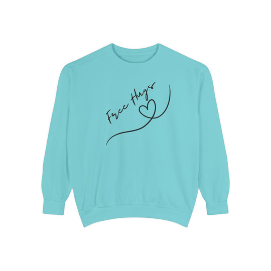 Free Hugs Sweatshirt Sweatshirt Printify Chalky Mint S