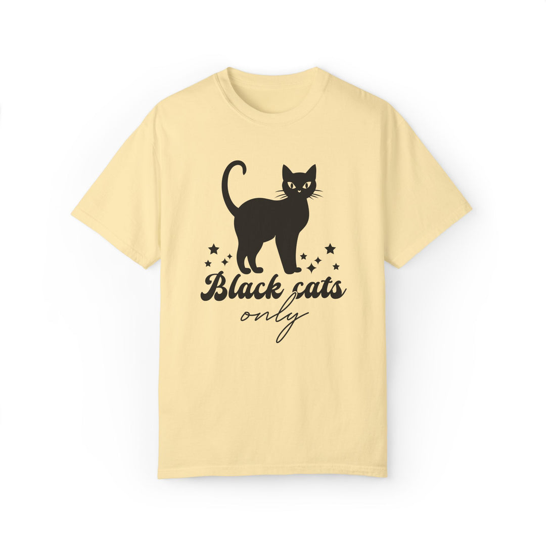 Black Cat Halloween T-Shirt T-Shirt Printify Banana S