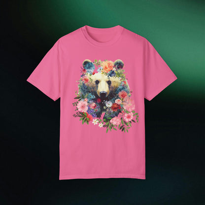 Floral Bear Shirt | Bear Tee | Flower Bear Shirt - A Perfect Animal Lover Tee and Bear Lover Gift T-Shirt Crunchberry S 