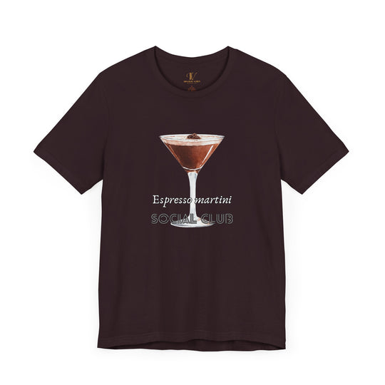 Espresso Martini Tee T-Shirt Printify Oxblood Black XS