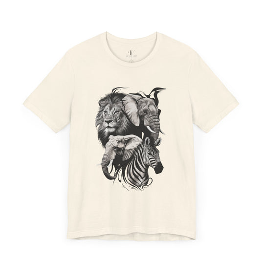 Wildlife Safari Tee T-Shirt Printify Natural XS