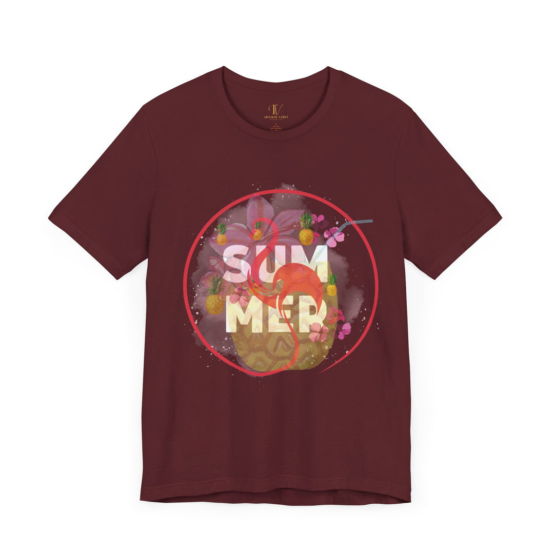 Summer Pineapple Tee T-Shirt Printify Maroon S