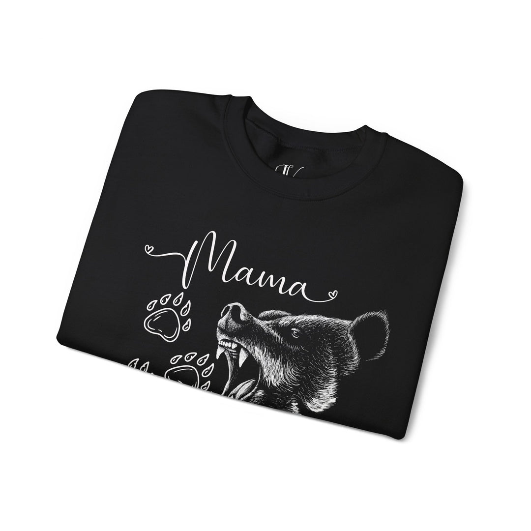 Mama Bear Crewneck Sweatshirt Sweatshirt Printify