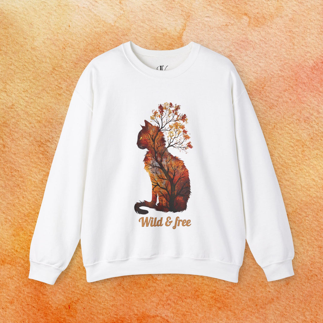 Wild & Free: Feline Fall Sweatshirt