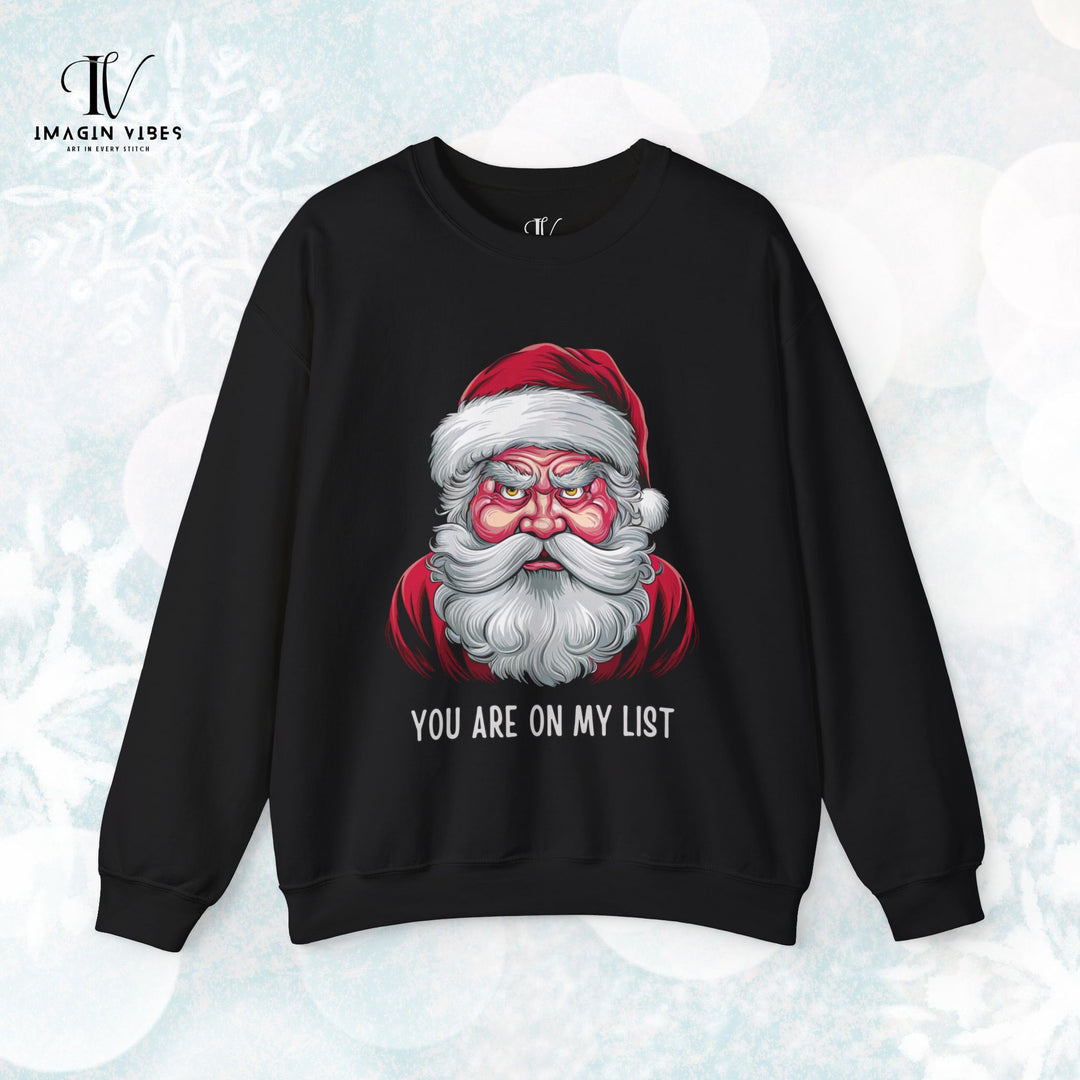 Angry Santa Christmas Sweatshirt