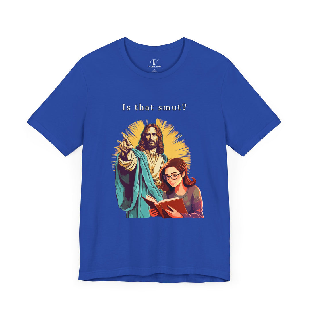 Funny Jesus Smut Unisex Tee T-Shirt Printify True Royal XS