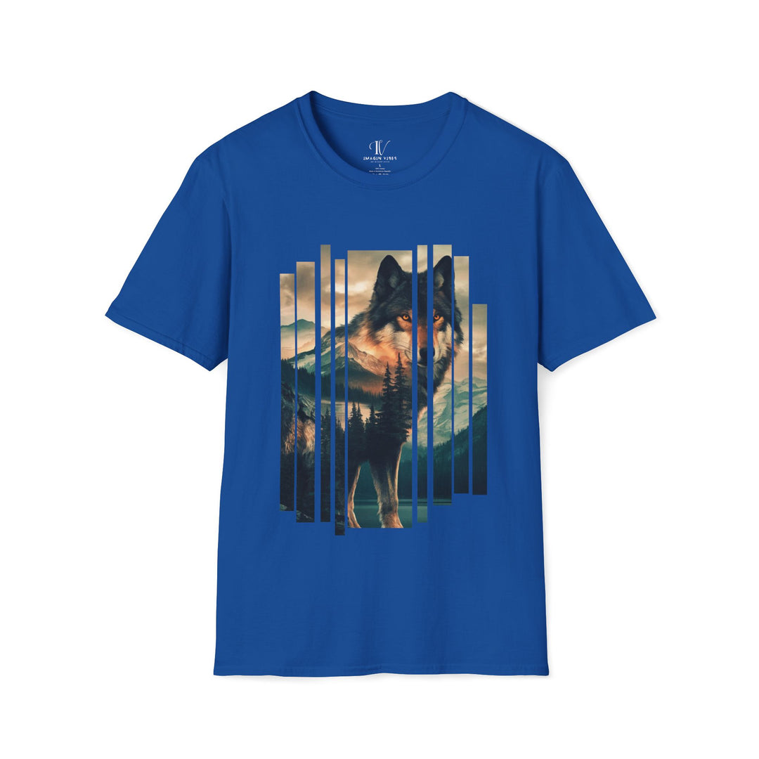 Wolf Nature-Inspired T-Shirt T-Shirt Printify Royal XS