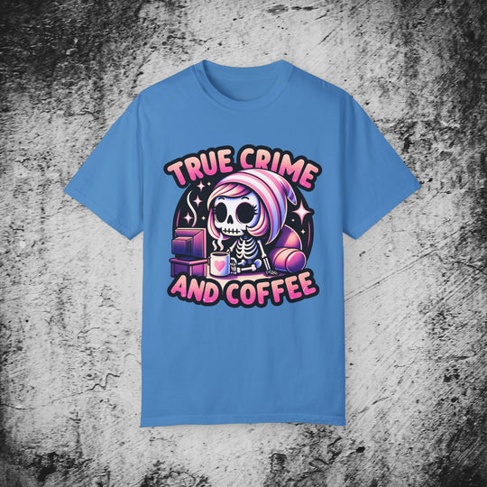 True Crime and Coffee: Skeleton T-Shirt