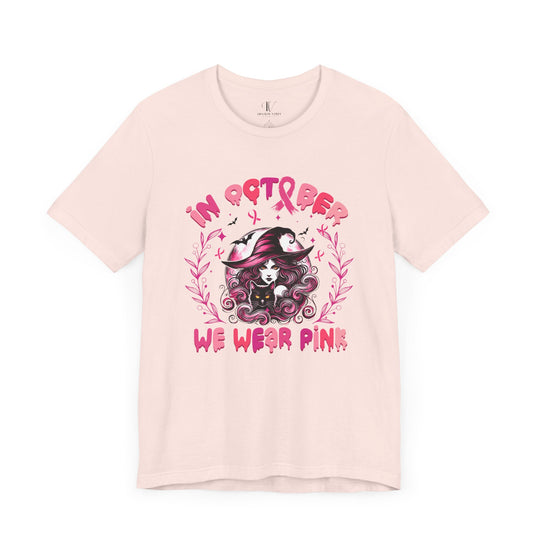 In October We Wear Pink Witch T-Shirt