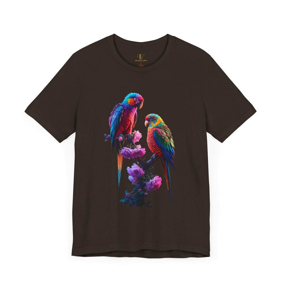 Tropical Parrot Unisex Tee - Vibrant and Modern T-shirt T-Shirt Printify