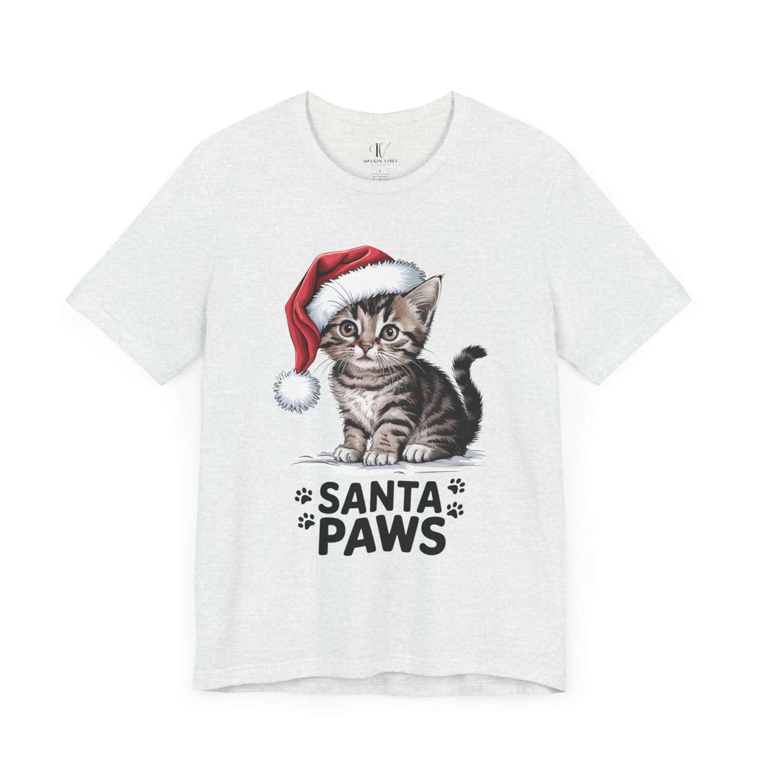 Santa Paws Tee T-Shirt Printify Ash XS