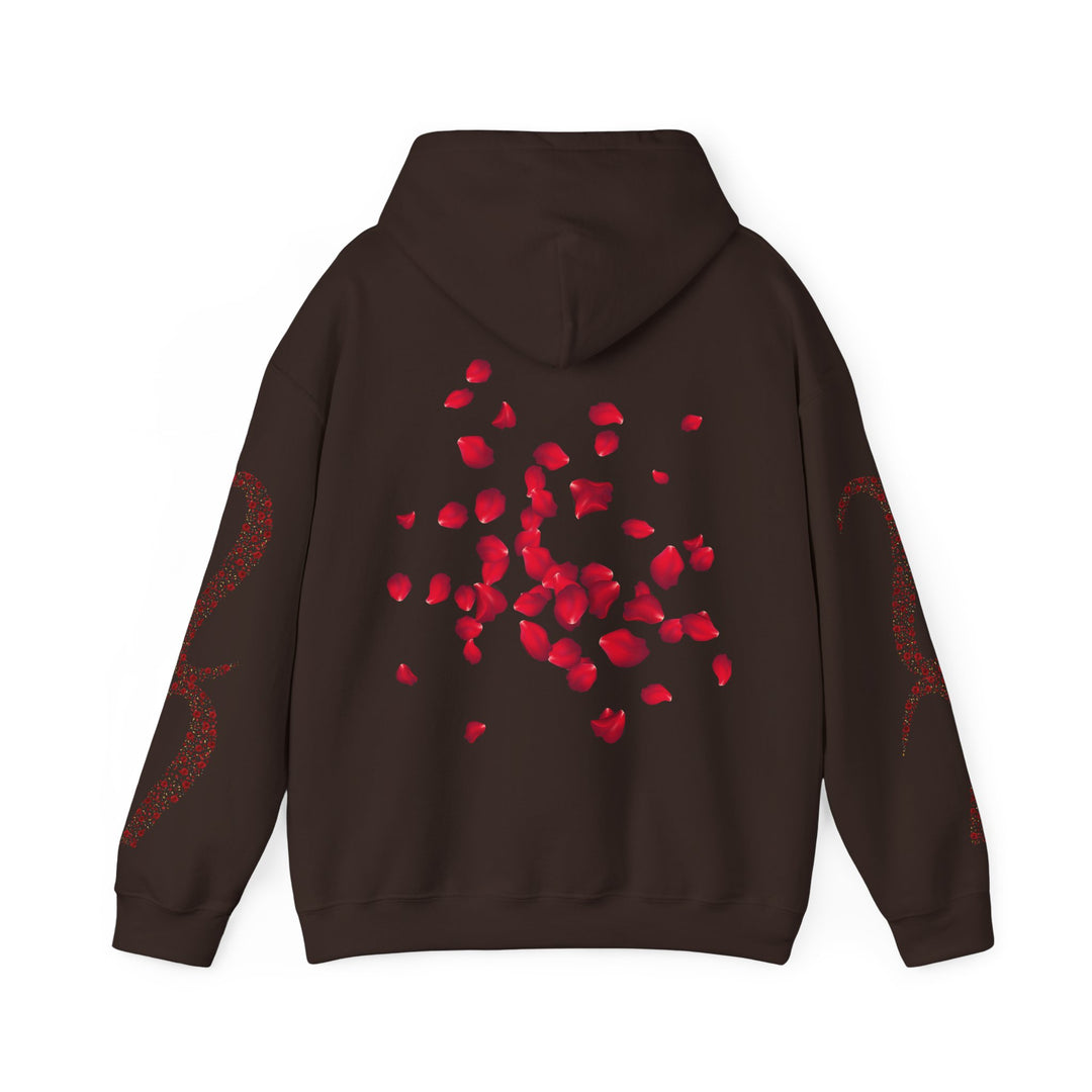 Romantic Rose Hoodie Hoodie Printify