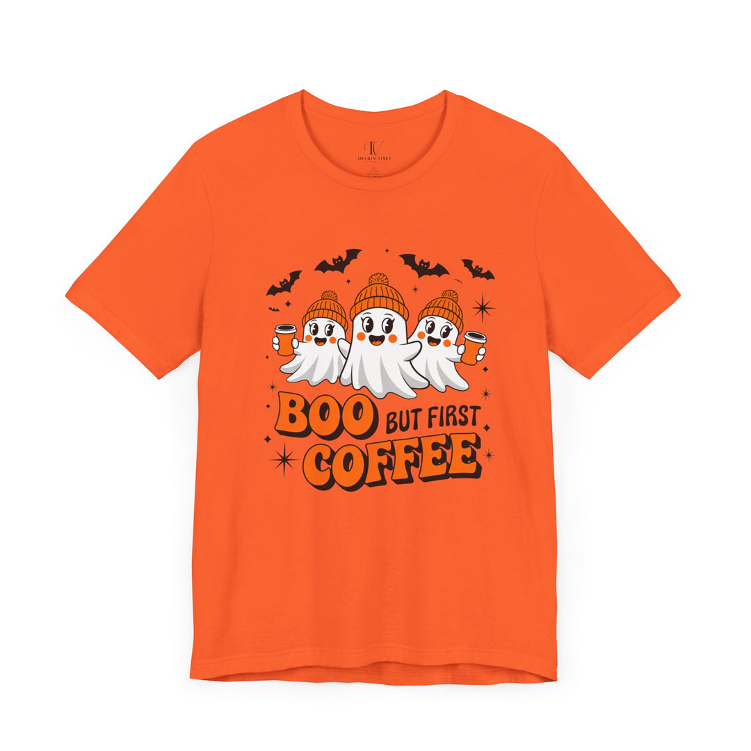 Halloween Tee - Boo but First Coffee