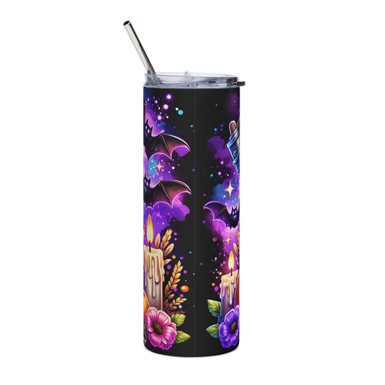 Grim Reaper Cute Halloween Tumbler, 20oz Mug Printify