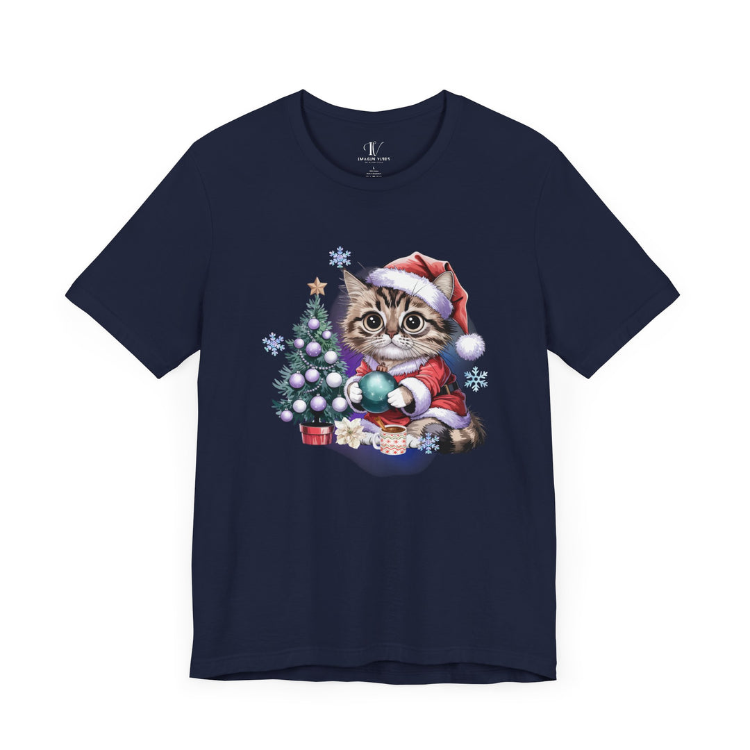 Holiday Tabby Cat Tee