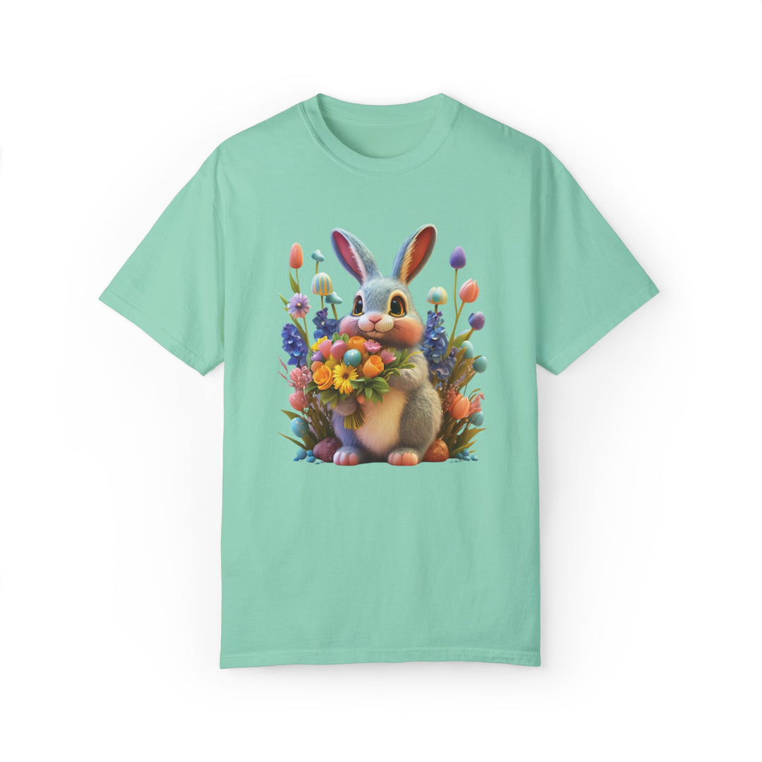 Bunny Bouquet T-shirt T-Shirt Printify Island Reef S