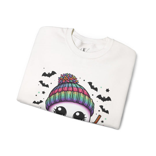 Cute Ghost Boo to You Halloween Sweatshirt Sweatshirt Printify