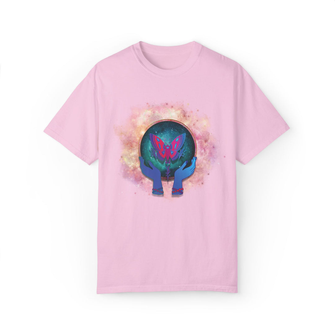 Mystical T-shirt with Cosmic Butterfly T-Shirt Printify Blossom S