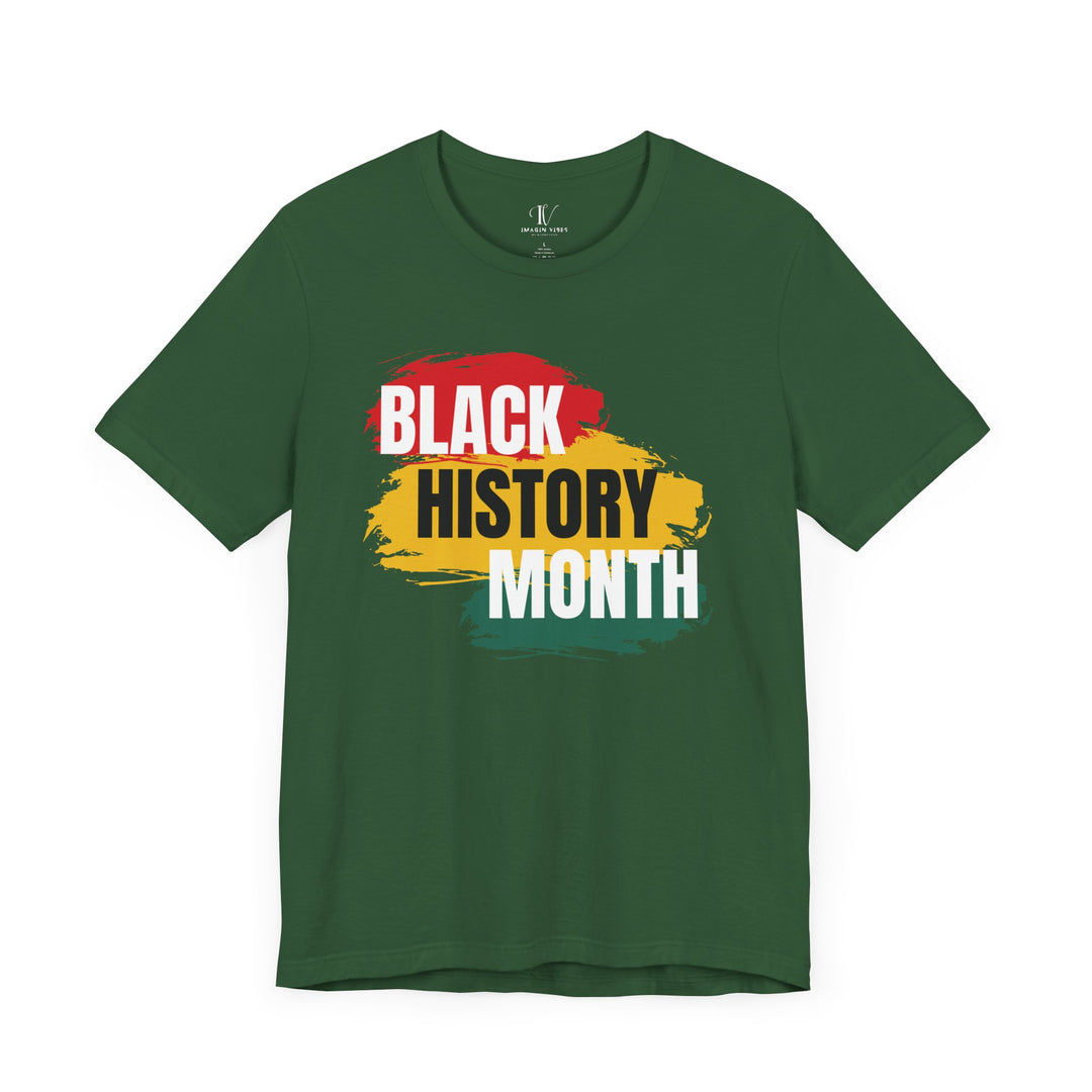 Black History Month T-shirt T-Shirt Printify Evergreen XS