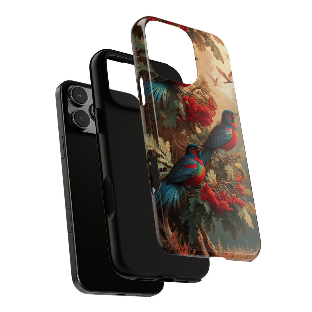 Phone Cases Vintage Nature-Inspired Elegant Birds Phone Case Printify