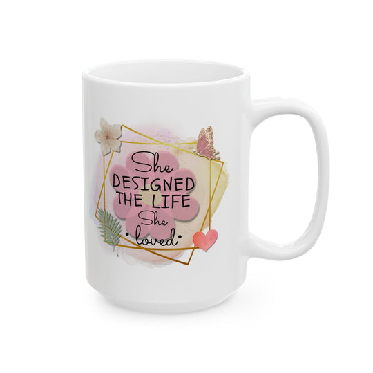 Empowering and Inspirational Ceramic Mug Mug Printify