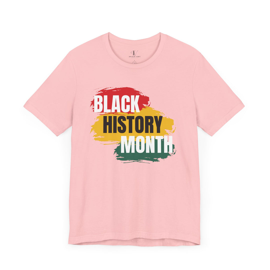 Black History Month T-shirt T-Shirt Printify Pink XS