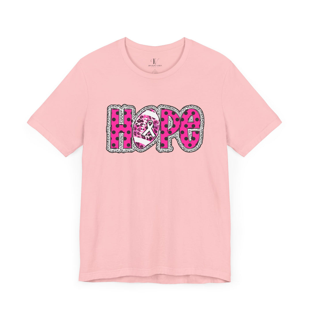 Hope Breast Cancer Football T-Shirt