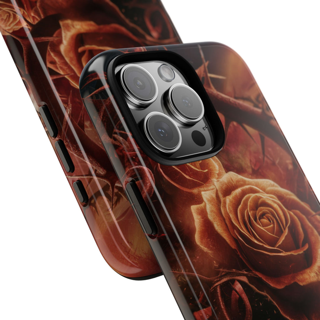 Gothic Roses Phone Case Phone Case Printify iPhone 16 Pro Max Glossy